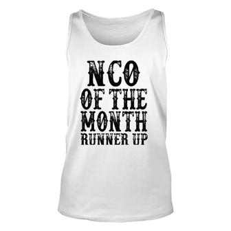 Nco Of The Month Runner Up Unisex Tank Top | Mazezy