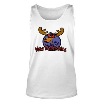 New Hampshire Moose Product Vacation Unisex Tank Top | Mazezy