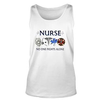 Nurse No One Fights Alone Unisex Tank Top | Mazezy