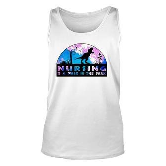 Womens Nursing Is A Walk In The Park Trending For Nurse Tank Top | Mazezy