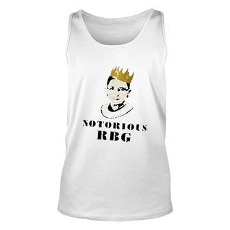 Official Notorious Rbg Ruth Bader Ginsburg Unisex Tank Top | Mazezy