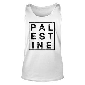 Palestine Distressed Halloween Christmas Funny Cool Unisex Tank Top | Mazezy