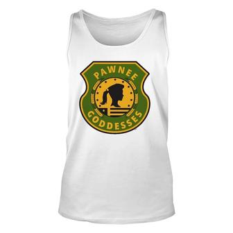 Parks & Recreation Pawnee Goddesses Sitcom Unisex Tank Top | Mazezy