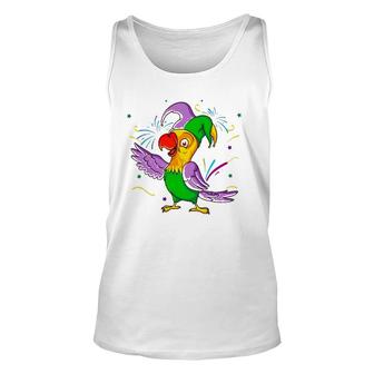 Parrot Mardi Gras Carnival Parade Bird Lover Costume Unisex Tank Top | Mazezy