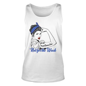 Postal Clerk Strong Wife Husband Gift Unisex Tank Top | Mazezy