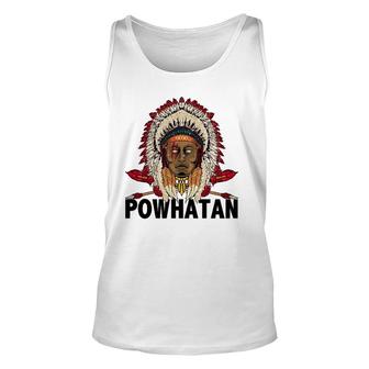 Powhatan Tribe Native American Powhatan Heritage Related Unisex Tank Top | Mazezy