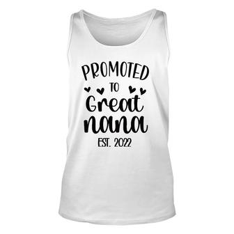 Womens Promoted To Great Nana Est 2022 New Great Nana Soon To Be Tank Top | Mazezy UK
