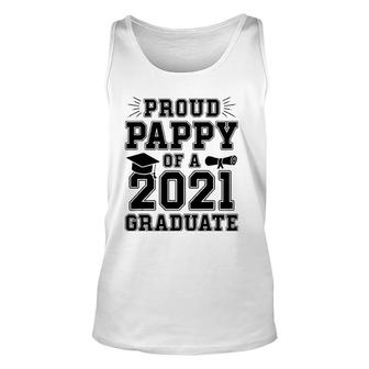 Mens Proud Pappy Of A 2021 Graduate School Graduation Grandpa Tank Top | Mazezy