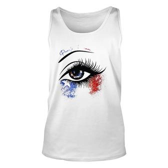 Puerto Rican Women Gift Puerto Rican Flag Eye Unisex Tank Top | Mazezy DE