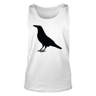 Raven Crow Bird Halloween Gift Unisex Tank Top | Mazezy