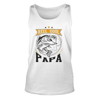 Reel Cool Papa Father's Day Gift Idea Men Unisex Tank Top | Mazezy