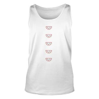 Retro Watermelons Cool Gift Unisex Tank Top | Mazezy