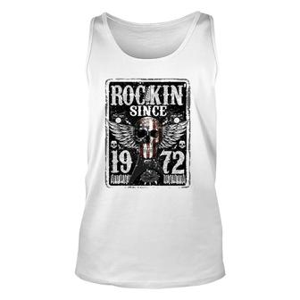 Rockin Since 1972 50 Years Old 50Th Birthday Classic Unisex Tank Top | Mazezy