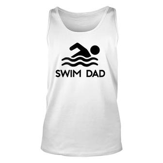 Roversports Swim Dad Swimming Lover Unisex Tank Top | Mazezy