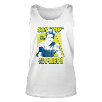 Saved By The Bell Say Yep To The Prep Unisex Tank Top | Mazezy