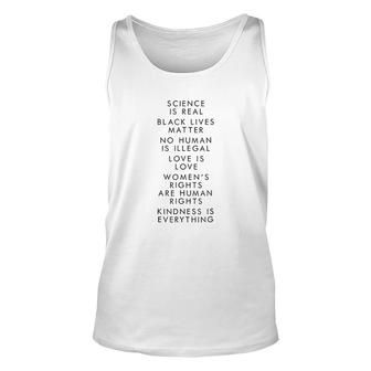 Science Is Real Lgbt Unisex Tank Top | Mazezy