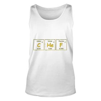 Science Periodic Table Chef Unisex Tank Top | Mazezy