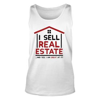 I Sell Real Estate House Realtor Agent Broker Investor Tank Top | Mazezy
