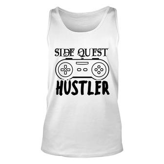 Side Quest Hustler Video Game Lover Unisex Tank Top - Thegiftio UK
