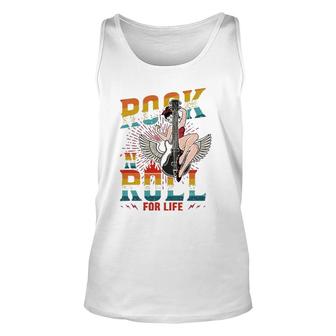Sock Hop Costume Rock 'N' Roll For Life Greaser Babe And Men Tank Top | Mazezy