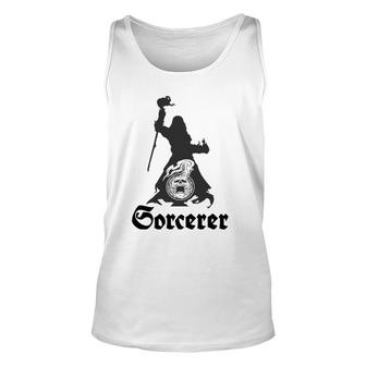 Sorcerer Class Dungeons And Rpg Dragons Unisex Tank Top | Mazezy