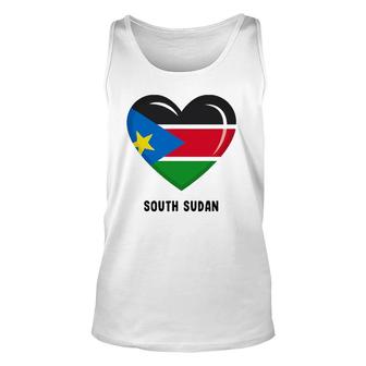 South Sudan Flag Sudanese Unisex Tank Top | Mazezy