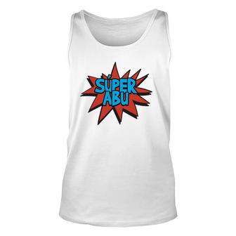 Spanish Grandparent - Abu Abuelo Abuela Super Hero Graphic Unisex Tank Top | Mazezy