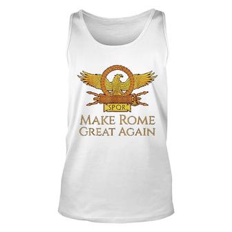 Spqr Ancient Rome Make Rome Great Again Unisex Tank Top - Thegiftio UK