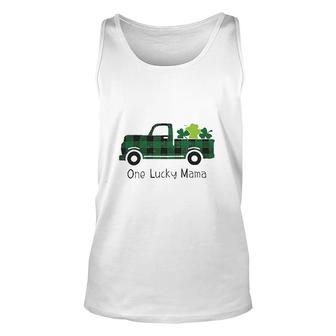 St Patrick's Day Clover Funny Clover Lucky Graphic Unisex Tank Top - Thegiftio UK