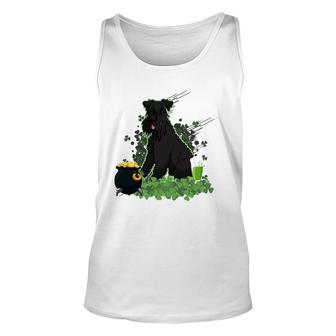 St Patrick's Day Kerry Blue Terrier Dog Unisex Tank Top | Mazezy