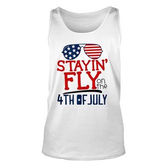 Staying Fly On The 4Th Of July Unisex Tank Top | Mazezy UK