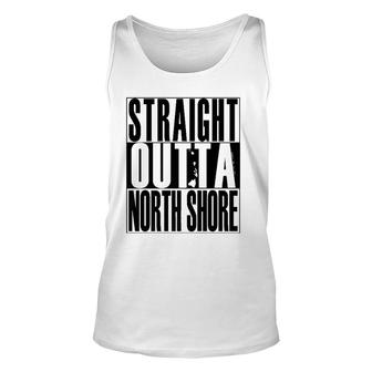 Straight Outta North Shore Black By Hawaii Nei All Day Unisex Tank Top | Mazezy