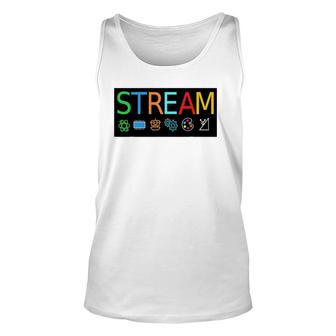 Stream Technology Robotics For Teachers And Students Unisex Tank Top | Mazezy