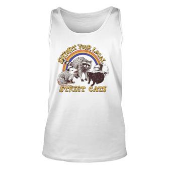 Street Cats Support Your Locals Unisex Tank Top | Mazezy