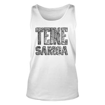 Teine Samoa - Samoan Designs Clothing Unisex Tank Top | Mazezy
