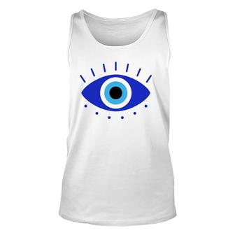 The Evil Eye Of Protection Unisex Tank Top | Mazezy