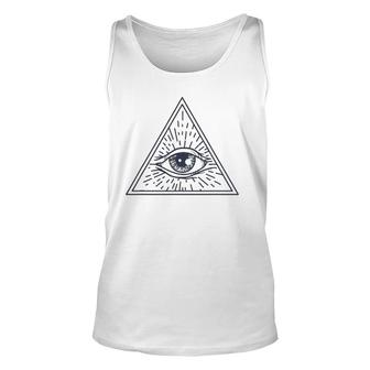 The Magic All Seeing Eye Unisex Tank Top | Mazezy