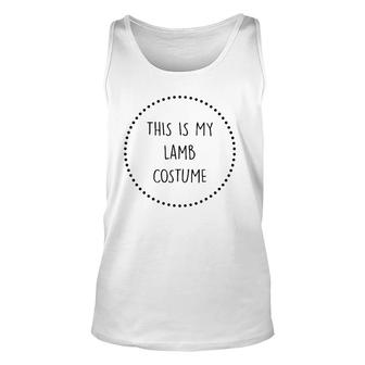 This Is My Lamb Costume Unisex Tank Top | Mazezy