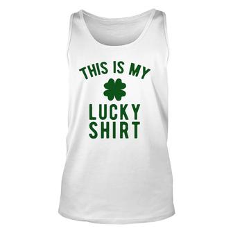 This Is My Lucky St Paddy's Day Unisex Tank Top | Mazezy
