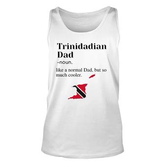 Trinidad And Tobago Pride Flag Dad Fathers Day Father Trini Unisex Tank Top | Mazezy