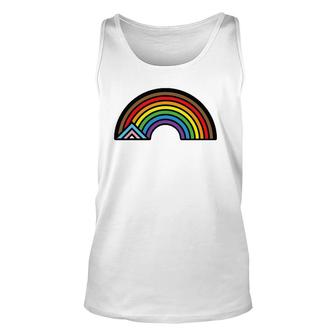 Ultimate Progressive Pride Rainbow Unisex Tank Top | Mazezy