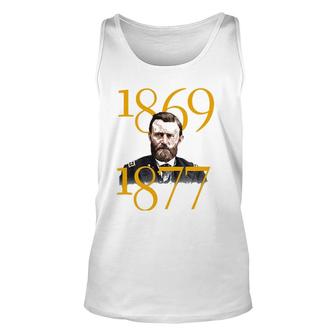 Ulysses S Grant Lincoln And Liberty Quote And Portrait Unisex Tank Top | Mazezy