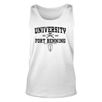 University Of Fort Benning Army Infantry Home  Unisex Tank Top