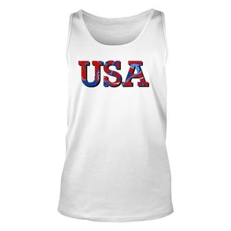 Usa July 4Th Fourth Patriotic United States Of America Unisex Tank Top | Mazezy