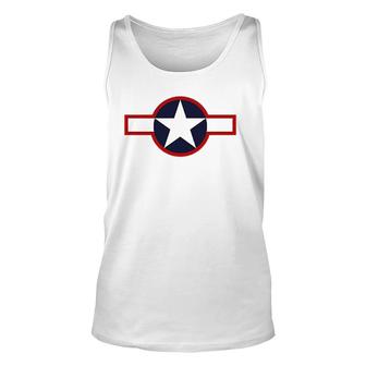 Usaf Air Force Roundel 1943 Ver2 Unisex Tank Top | Mazezy