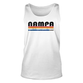 Vintage 1980S Style Nampa Id Gift Unisex Tank Top | Mazezy