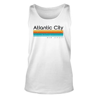 Vintage Atlantic City Nj Retro Design Unisex Tank Top | Mazezy