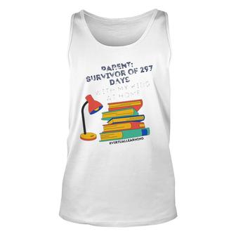 Virtual Teaching Parents Edition I Survived Learning Unisex Tank Top | Mazezy