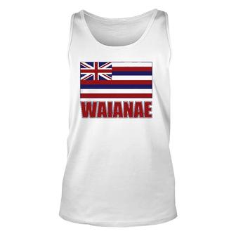 Waianae Hawaii Hawaiian Flag, Hawaii 96792 Ver2 Unisex Tank Top | Mazezy