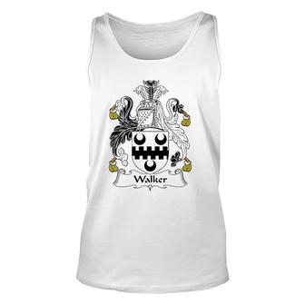 Walker Coat Of Arms - Family Crest Unisex Tank Top | Mazezy UK